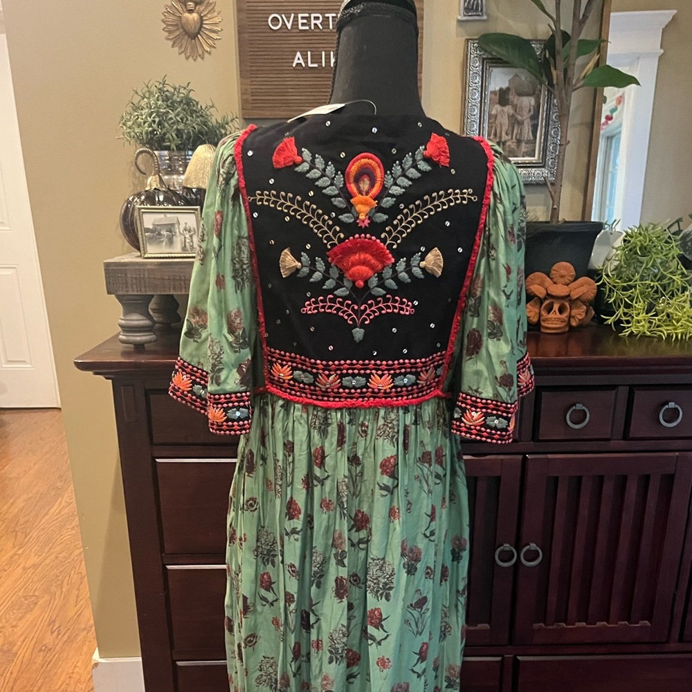 Anthropologie Verb Basil Dress NWT Sz S - Picture 8 of 13